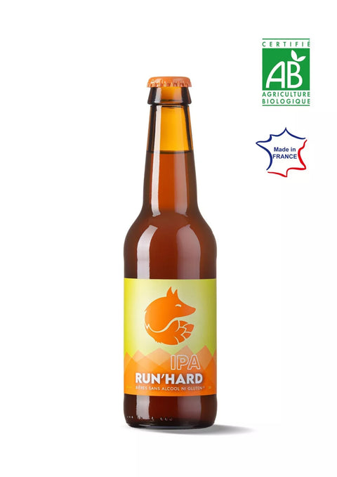 IPA beer without alcohol or gluten 33cl - RUN'HARD