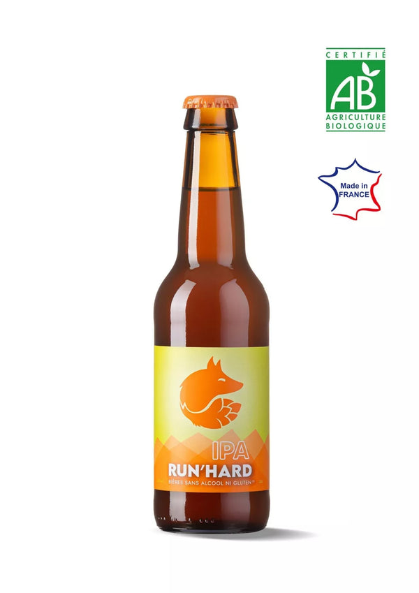 IPA beer without alcohol or gluten 33cl - RUN'HARD