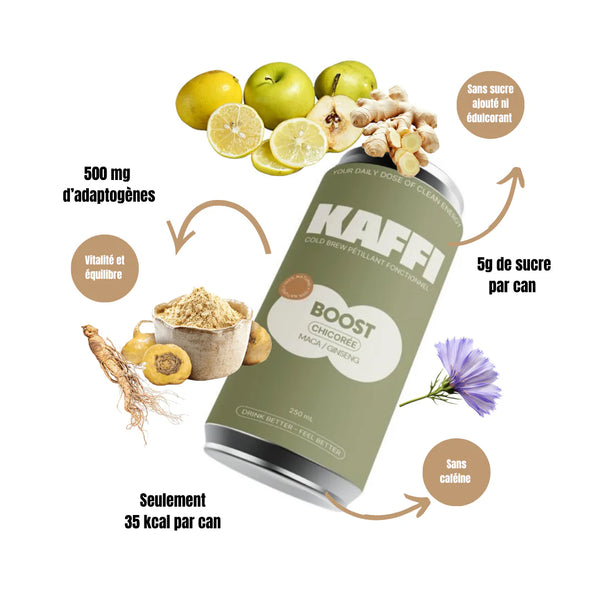 BOOST CHICORY energy drink: Maca & Ginseng - Drink Kaffi