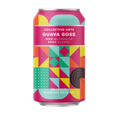 Collective Arts Guava Gose beer without alcohol 0.4%