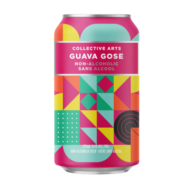Collective Arts Guava Gose beer without alcohol 0.4%