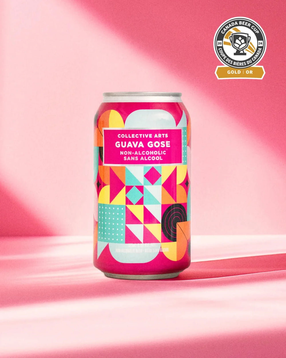 Collective Arts Guava Gose beer without alcohol 0.4%