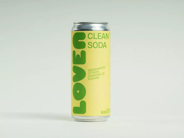 LOVEN CLEAN SODA Lemon, Bergamot, Apple & Chamomile