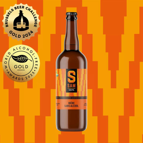 SAM NEIPA beer without alcohol 0.5% - 75 cl bottle