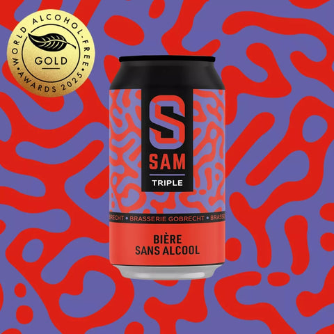 Triple SAM beer without alcohol 0.5% - 33 cl can