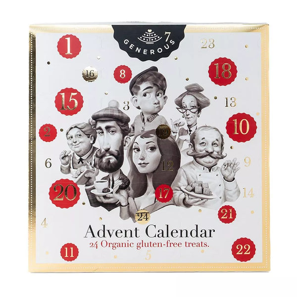Advent calendar: 24 organic gluten-free treats
