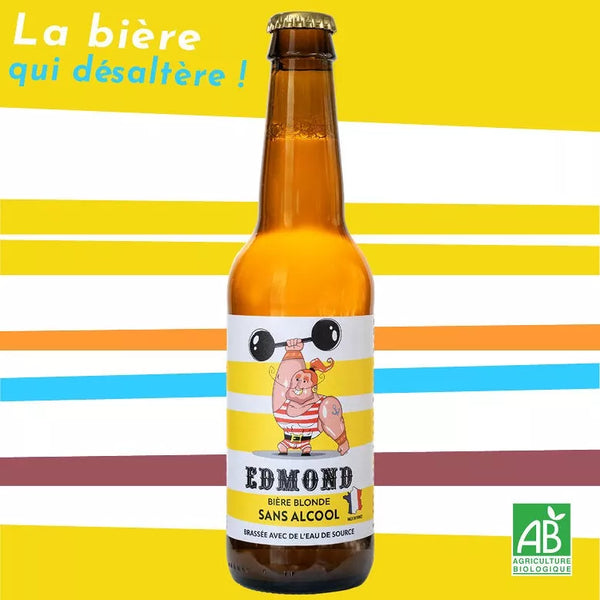 Edmond la blonde & organic beer 0.5% alcohol-free - 33 cl