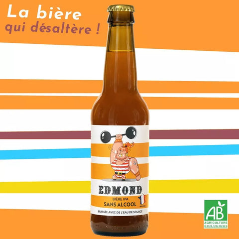 Edmond IPA & organic beer 0.5% without alcohol - 33 cl