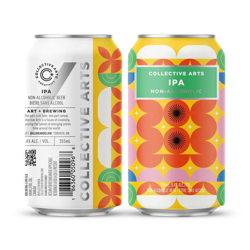 Collective Arts Beer IPA alcohol-free 0.4%