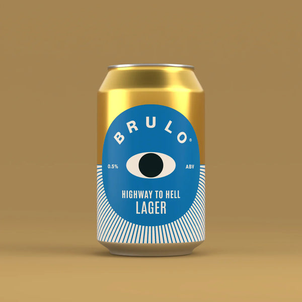 Brulo Highway To Hell Lager beer without alcohol 0.5%