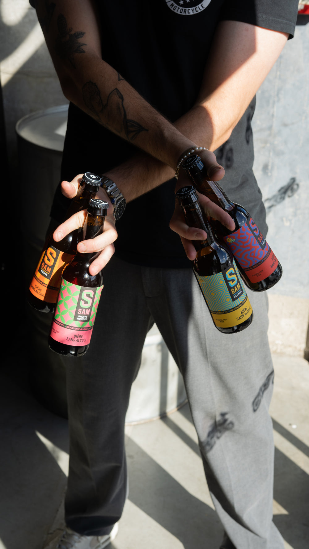 SAM blond beer without alcohol 0.5% - 33 cl bottle