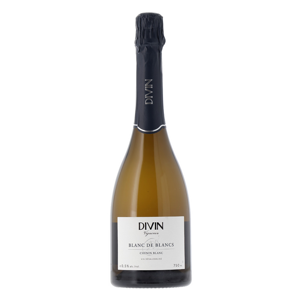 Sparkling wine Chenin blanc Divin Vigneron Blanc de Blancs alcohol-free 0.5%