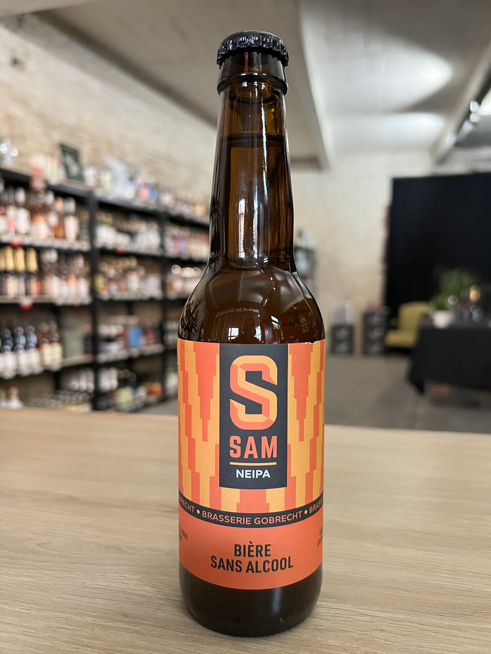 SAM NEIPA beer without alcohol 0.5% - 33 cl bottle