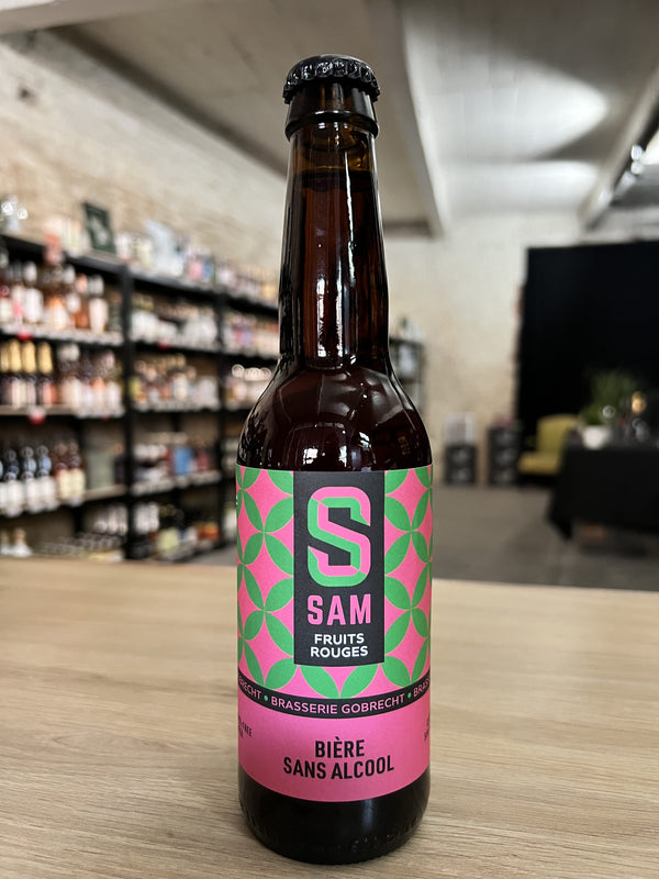SAM red fruit beer without alcohol 0.5% - 33 cl bottle