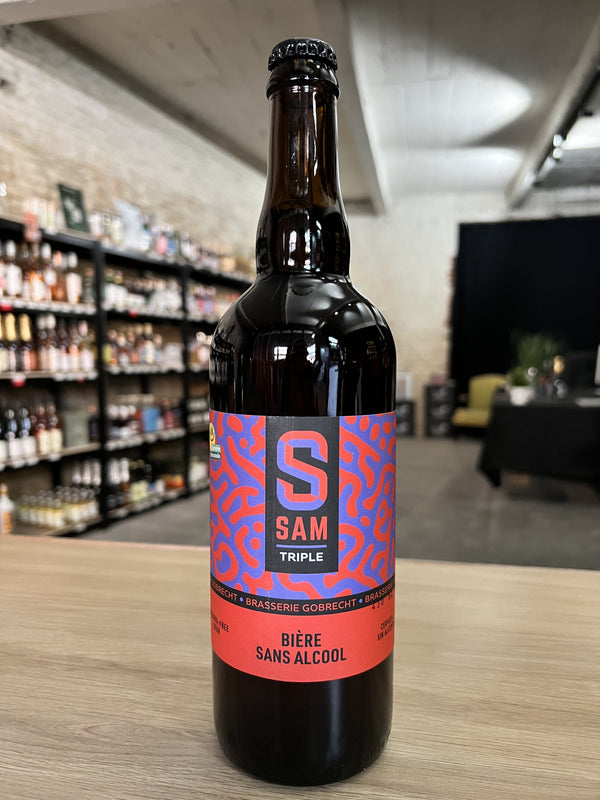 Triple SAM beer without alcohol 0.5% - 75 cl bottle