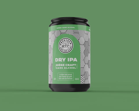 Brother craft IPA beer 0.5%