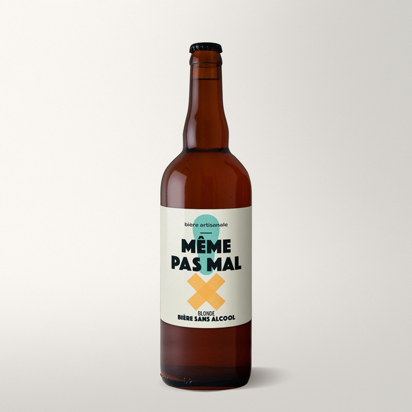 Even Pas Mal blond beer - Tandem without alcohol 0.5% - 75 cl