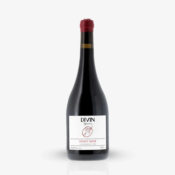 Red wine Divin Vigneron Pinot noir alcohol-free 0.5%