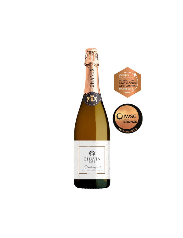 Sparkling white Chavin Zéro Chardonnay 0% without alcohol