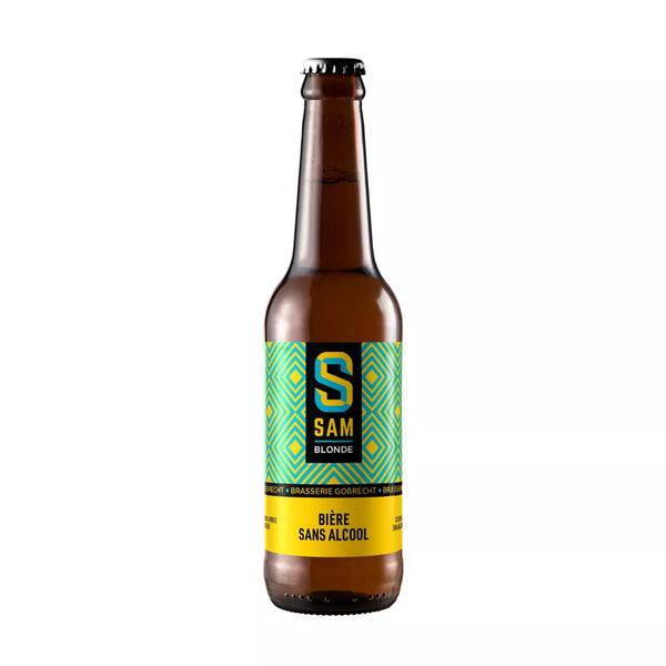 SAM blond beer without alcohol 0.5% - 33 cl bottle