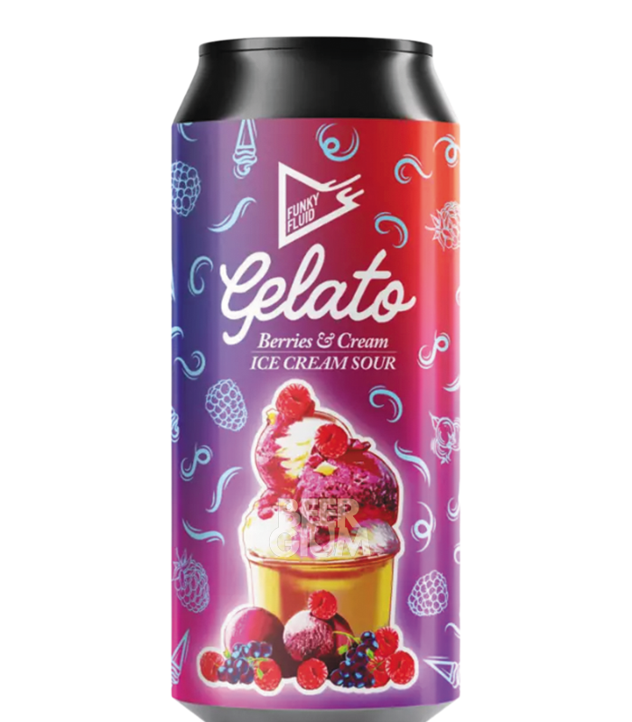 Funky Fluid Free Gelato Berries & Cream beer without alcohol 0.5%
