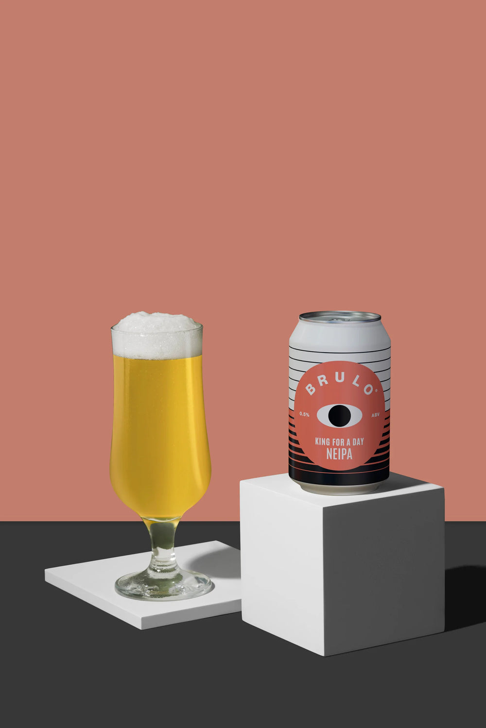 Beer Brulo King for a Day NEIPA 0.5% alcohol-free