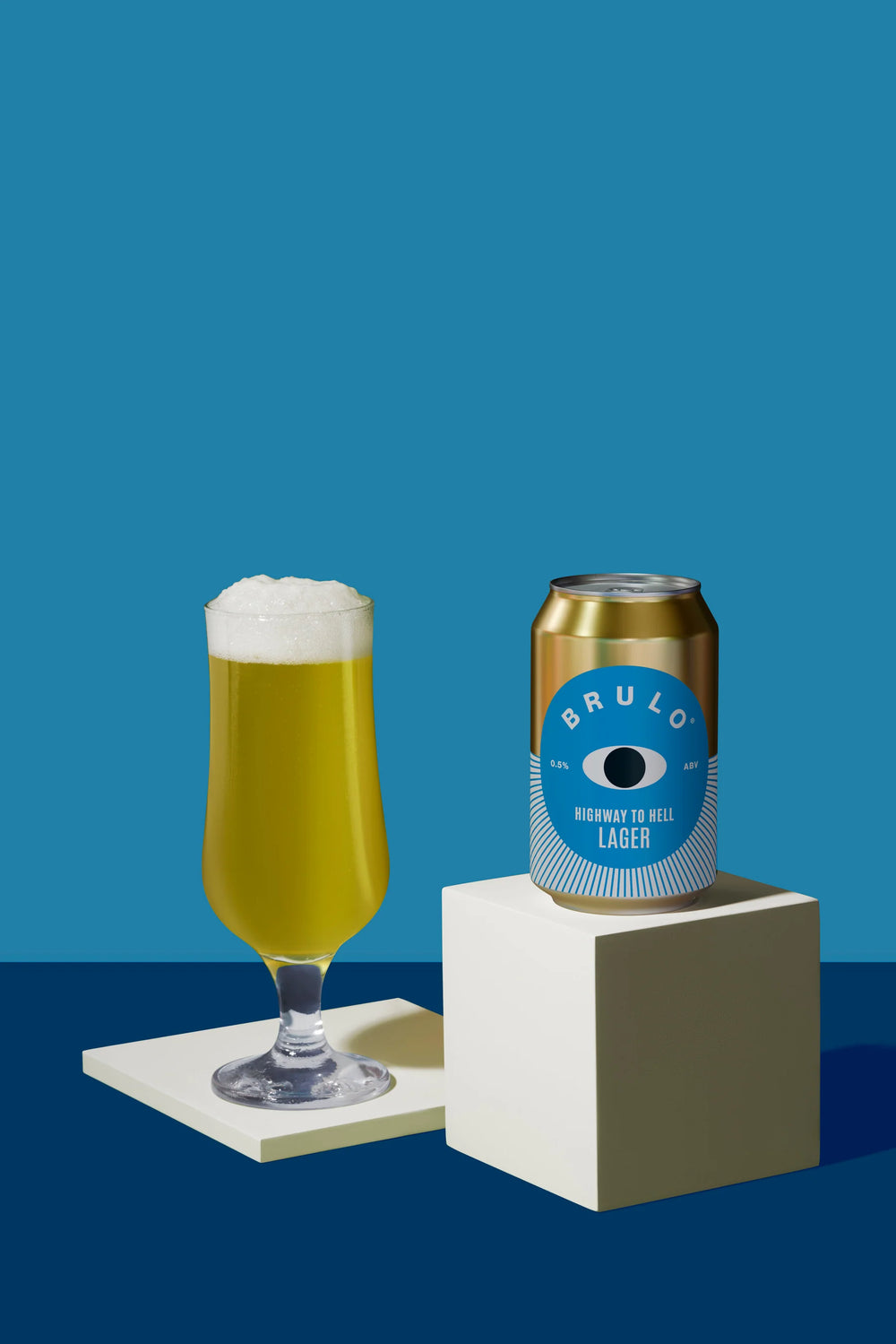 Brulo Highway To Hell Lager beer without alcohol 0.5%